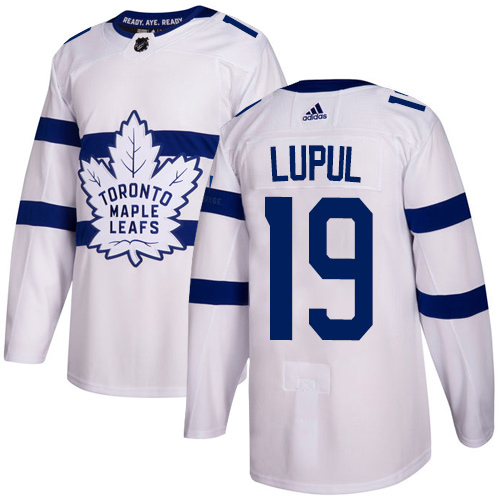 Adidas Maple Leafs #19 Joffrey Lupul White Authentic 2018 Stadium Series Stitched Youth NHL Jersey